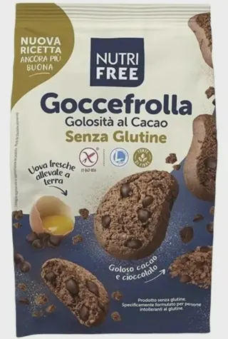 BISKVIT KAKAO KEKS BEZ GLUTENA SA KOMADIĆIMA ČOKLADE 300GR