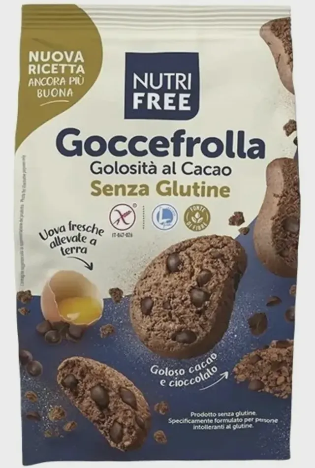 BISKVIT KAKAO KEKS BEZ GLUTENA SA KOMADIĆIMA ČOKLADE 300GR TRAMPEX