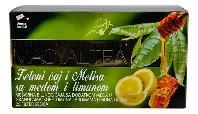 CAJ ZELENI MELISA LIMUN 50gr MACVAL MACVAL TEA