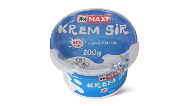 Krem sir classic 60%mm Maxi 200g Maxi