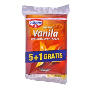 Burbon Vanila ar.secer 5+1gratis (6x10g)