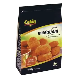 Panirani pileci Medaljano 440g smrzuto 14145