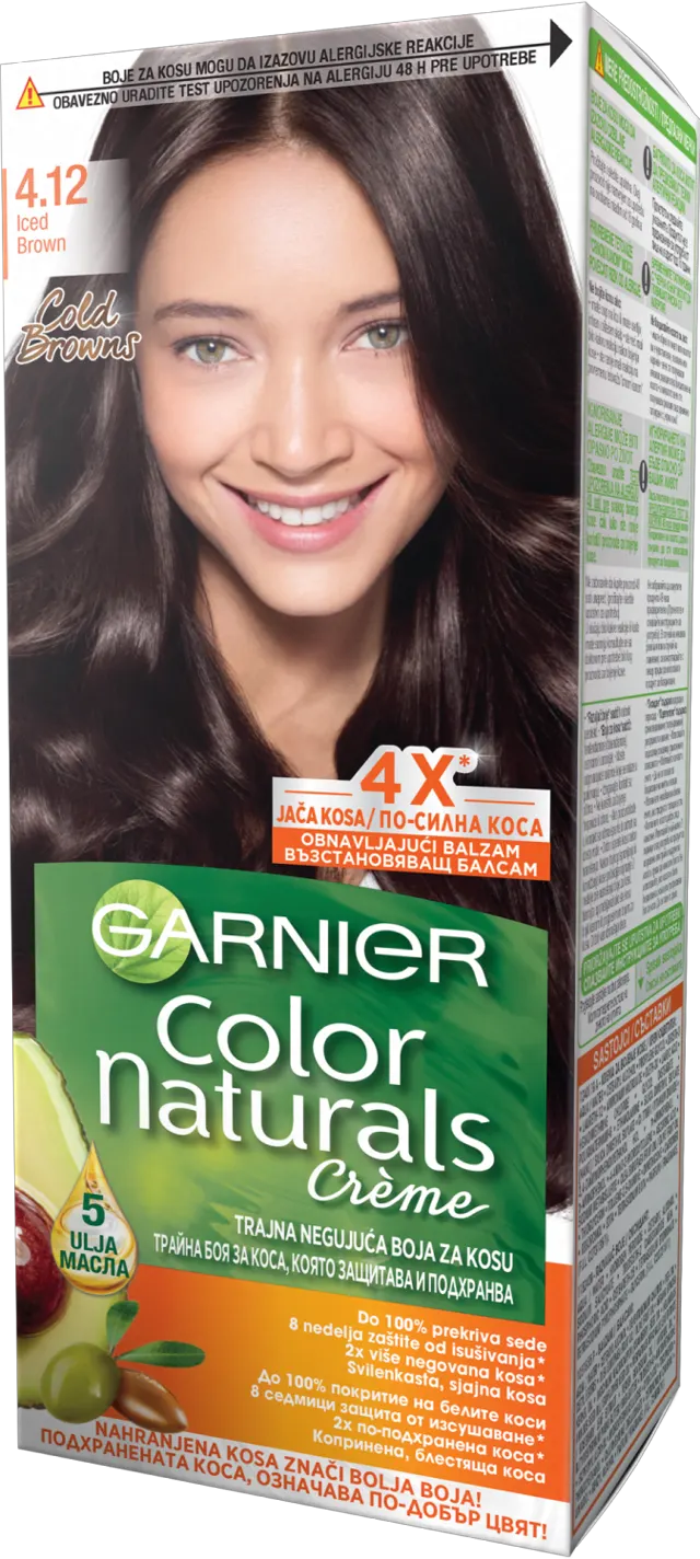 Boja Garnier Col.Nat.Cold browns 4.12 Garnier Color Naturals