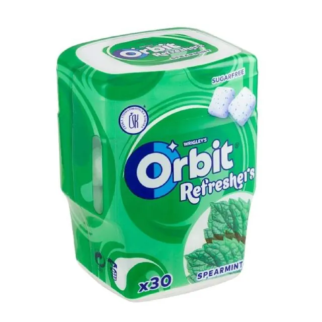 Zvaka CubeSpearmint bottle Orbit 67g Orbit