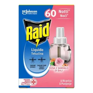 Raid ROSE tečnost za el.ap.60noći 36ml