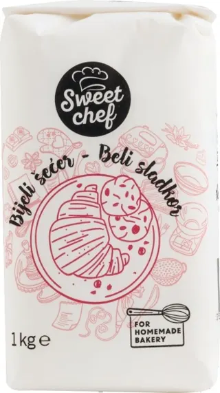 ŠEĆER KRISTAL 1KG SWEET CHEF