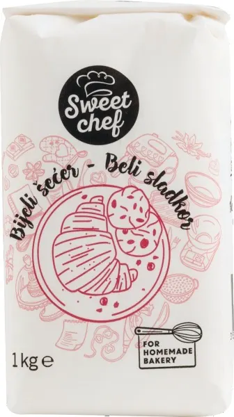 ŠEĆER KRISTAL 1KG SWEET CHEF SWEET CHEF