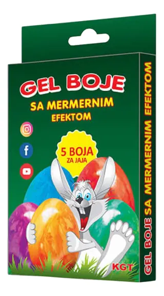 BOJA ZA JAJA GEL MERMER DEKOR-28