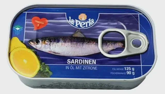 SARDINA U ULJU SA LIMUNOM 125gr LA PERLA LA PERLA