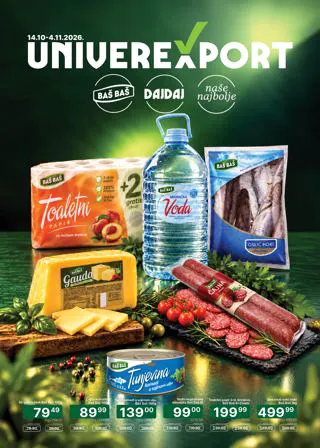 Univerexport katalog 14.10.–04.11., naslovna strana