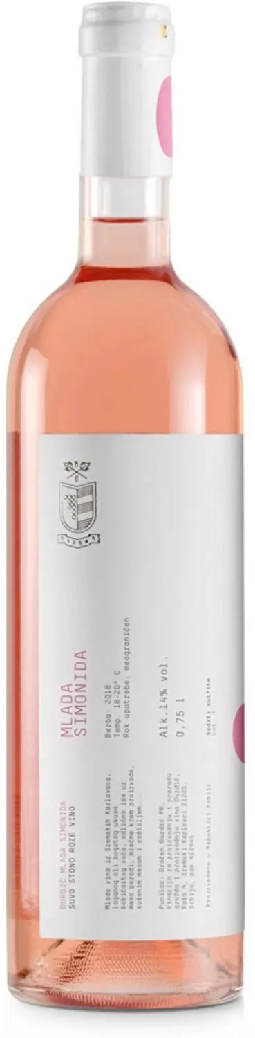Vino rose Simonida Djurdjic 0.75l Vinarija Grumen