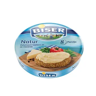 Sir topljeni/porcijama Biser natur140g