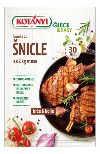 Smesa zacina/snicle Quick&Easy Kotany35g