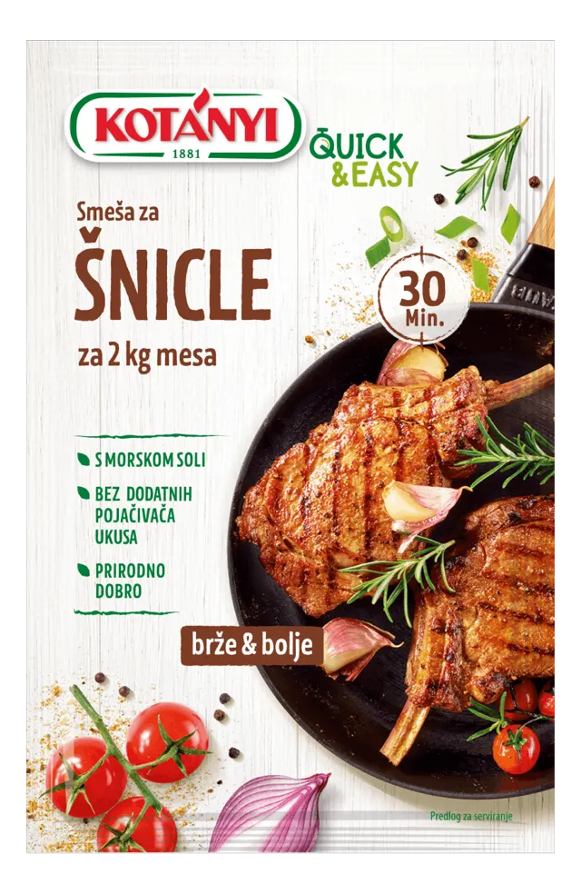 Smesa zacina/snicle Quick&Easy Kotany35g Kotanyi
