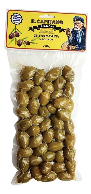 MASLINE ZELENE MIX SK VP 220gr IL CAPITANO