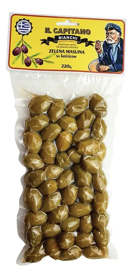 MASLINE ZELENE MIX SK VP 220gr IL CAPITANO DUCLA TRADING