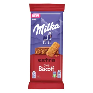 ČOKOLADA MILKA BISCOFF 190G
