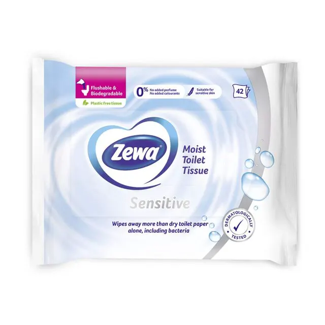 Vl.toalet papir Sensitive Zewa 42 Zewa