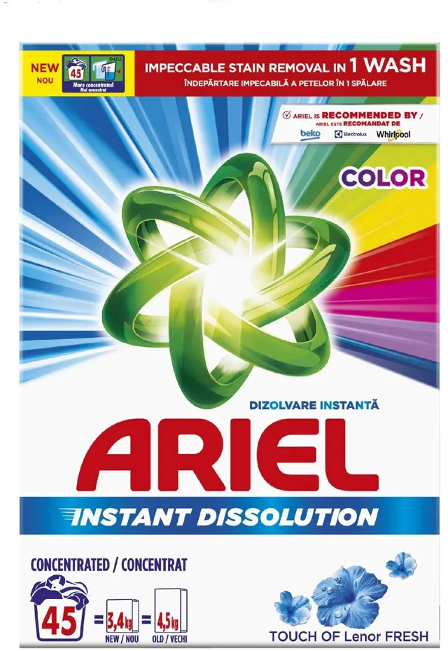 DET ARIEL COLOR POWDER TOL 3.35kg 45w ARIEL
