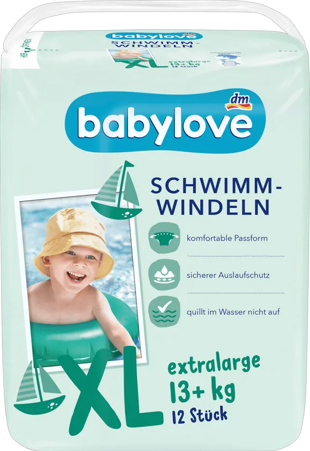 babylove pelene za plivanje XL 12kom babylove