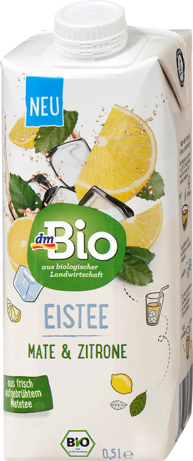 dmBio ledeni čaj mate limun 0,5l dmBio