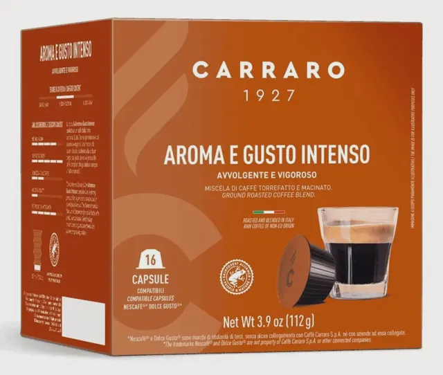 KAFA ESPRESSO INTENSO KAPSULE 7G 16 KOM CARRARO