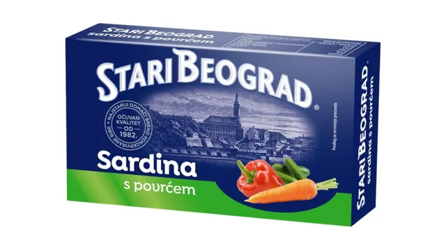 Sardina sa povrcem 0100 Stari Beograd 100 g Preduzece TGK DOO Cacak