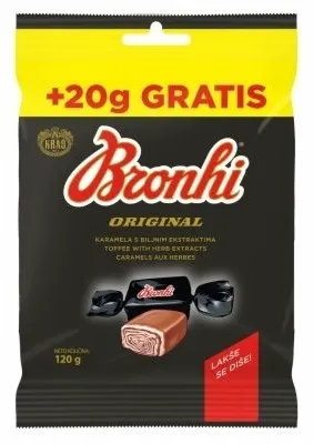 BOMBONE BRONHI ORIG OVERFILL 120G BRONHI