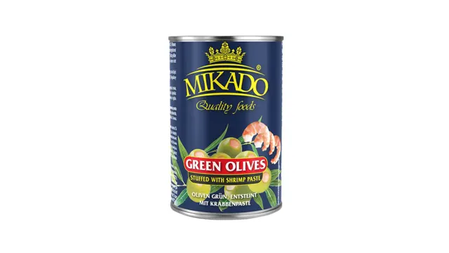 MASLINE ZELENE PUNJENE PASTOM OD SKAMPA 280G MIKADO OSTALO