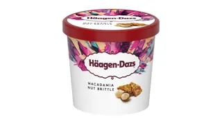 SLADOLED HAAGEN DAZS MACADAMIA NUT BRITTLE ČAŠICA 95ML