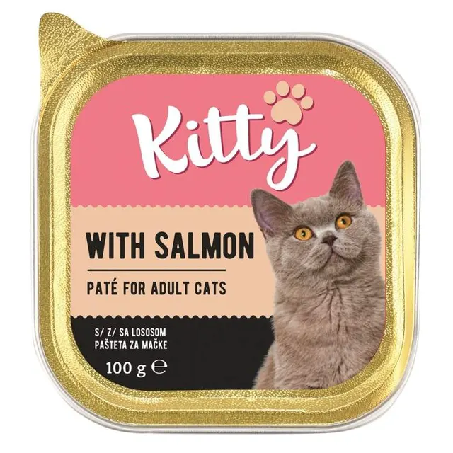 PAŠTETA ZA MAČKE LOSOS 100G KITTY KITTY