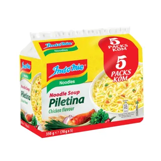 NUDLE INDOMIE PILETINA 5x70g