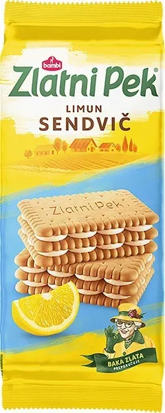 KEKS BAMBI ZLATNI PEK SENDVIČ SA LIMUNOM 36.6G
