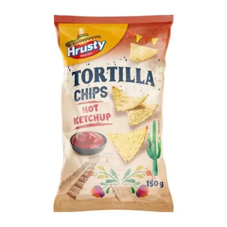TORTILJA HOT KECHUP 150G HRUSTY