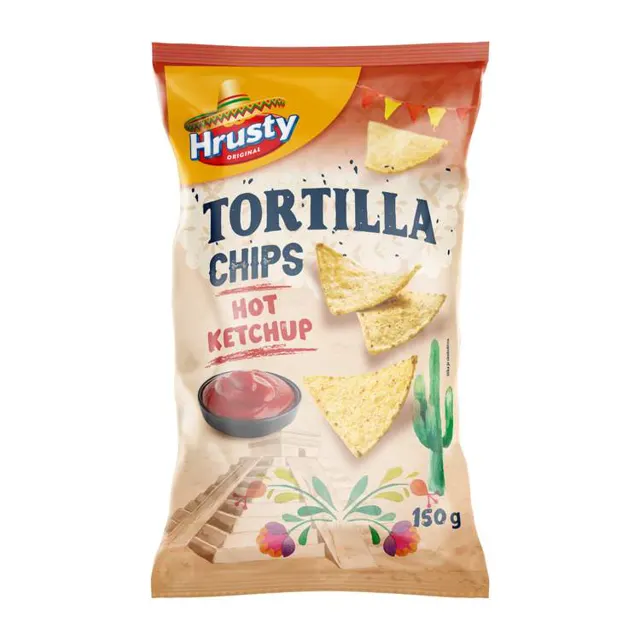TORTILJA HOT KECHUP 150G HRUSTY HRUSTY