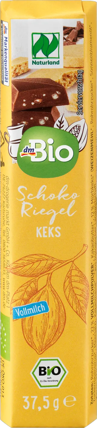 dmBio mlečna čok. keks 37,5g