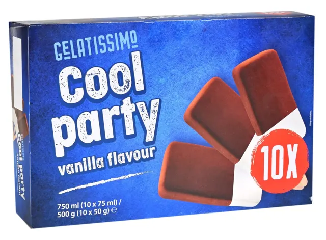 SLADOLED COOL PARTY 10X75ML GELATIS GELATISSIMO
