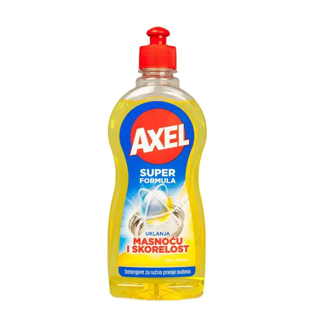 Deterdzent za posudja AXEL limun 0450 super formula 450 ml AXEL