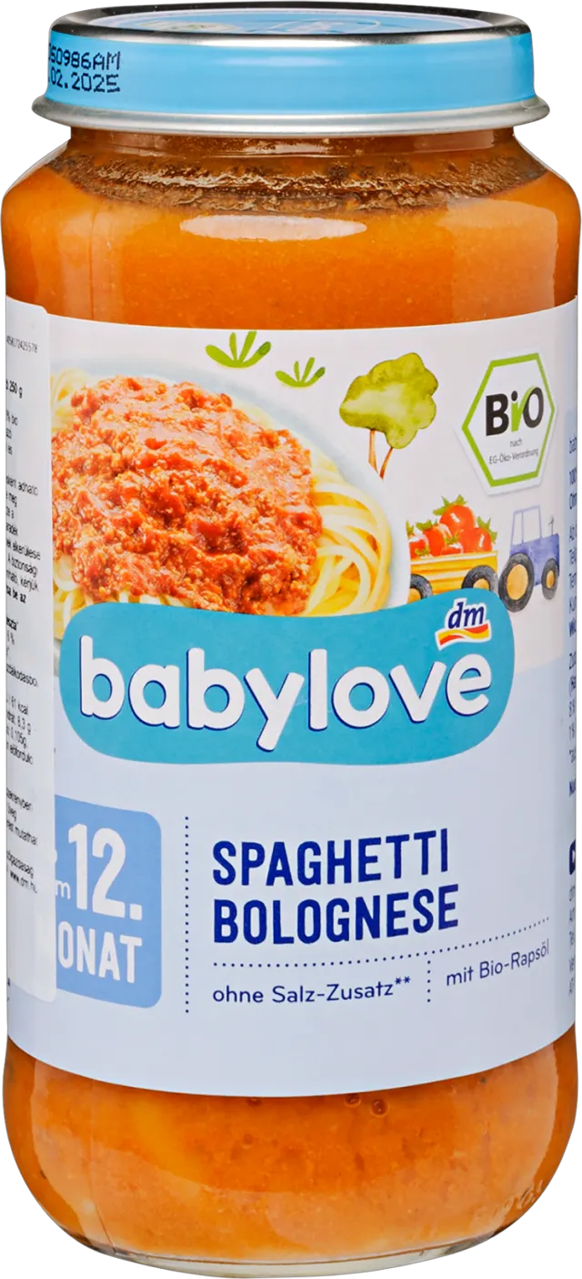 babylove kašica špag. bol. 12M+ 250g babylove