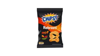 Cips rebrasti Hot ljuti Chipsy 130g