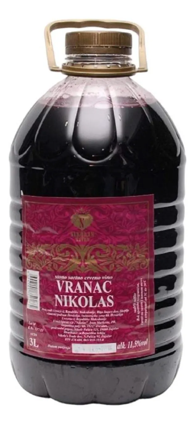 VINO VRANAC 3L PET NIKOLAS NIKOLAS TRADE