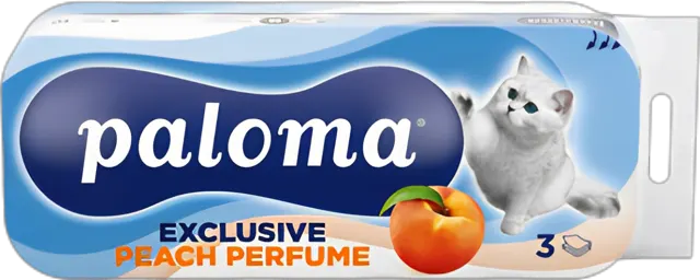 TOALETNI PAPIR 3SL BRESKVA PALOMA 10/1 PALOMA