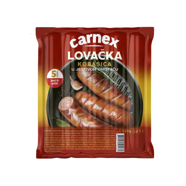 Lovacka kobasica Carnex 520g Carnex