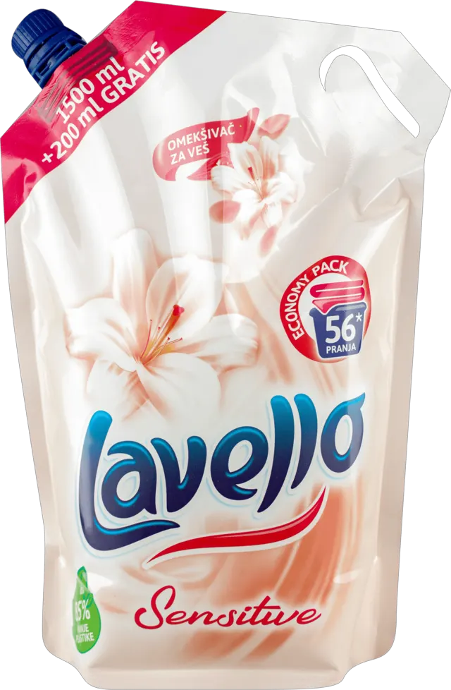 Lavello Sensitive omekš. za veš 1,7l OS lavello