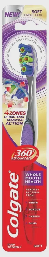 Cetkica Colgate 360 Avan.Single Soft 1/1 Colgate