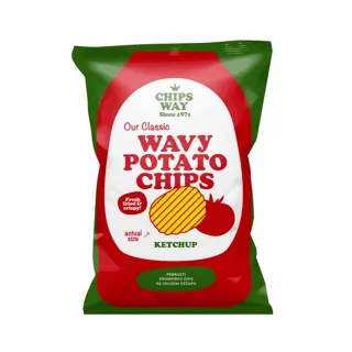 Cips rebrasti ketchup Cacanski 150g