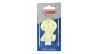 SAMURAI broj 2 rodjendanske svecice 792PA