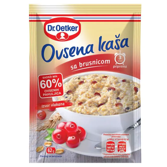 KASA OVSENA BRUSNICA 62GDr.O-144 62 g Dr Oetker
