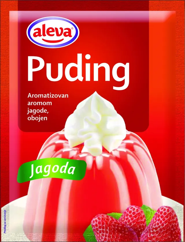 PUDING JAGODA 40 GR ALEVA ALEVA