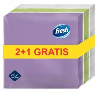 Salvete 25/1 2sl.Fresh 33x33 2+1 gratis
